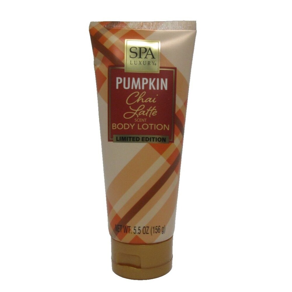 Spa Luxury Pumpkin Chai Latte Scent Body Lotion 5.5oz Limited Edition-NEW